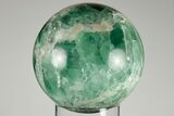 Polished Green Fluorite Sphere - Mexico #193299-2